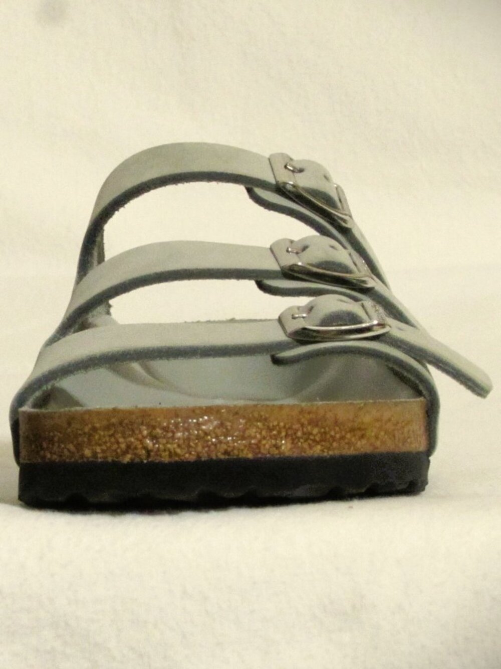 NEW Womens Ladies BIRKENSTOCK Seafoam Green Leather Sandal Shoes 8 M Orig $164 - Picture 4 of 12